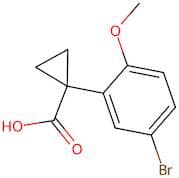 1-(5-Bromo-2-methoxyphenyl)cyclopropanecarboxylic acid