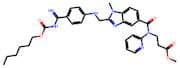 Methyl 3-(2-(((4-(N-((hexyloxy)carbonyl)carbamimidoyl)phenyl)amino)methyl)-1-methyl-N-(pyridin-2-y…