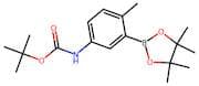 Tert-butyl (4-methyl-3-(4,4,5,5-tetramethyl-1,3,2-dioxaborolan-2-yl)phenyl)carbamate