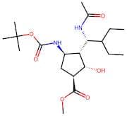 Methyl (1S,2S,3R,4R)-3-((R)-1-acetamido-2-ethylbutyl)-4-((tert-butoxycarbonyl)amino)-2-hydroxycycl…