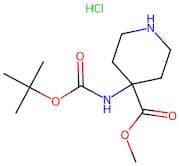 Methyl 4-{[(tert-butoxy)carbonyl]amino}piperidine-4-carboxylate hydrochloride