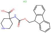 4-((((9H-Fluoren-9-yl)methoxy)carbonyl)amino)piperidine-4-carboxylic acid hydrochloride
