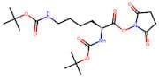 (S)-2,5-Dioxopyrrolidin-1-yl 2,6-bis((tert-butoxycarbonyl)amino)hexanoate