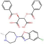 (R)-5-Chloro-2-(5-methyl-1,4-diazepan-1-yl)benzo[d]oxazole (2S,3S)-2,3-bis(benzoyloxy)succinate