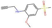 2-Methoxy-4-(methylsulfonyl)-N-(prop-2-yn-1-yl)aniline
