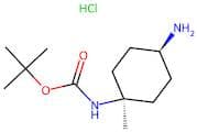 tert-Butyl cis-N-(4-amino-1-methyl-cyclohexyl)carbamate hydrochloride