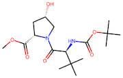 (2S,4S)-Methyl 1-((S)-2-((tert-butoxycarbonyl)amino)-3,3-dimethylbutanoyl)-4-hydroxypyrrolidine-2-…