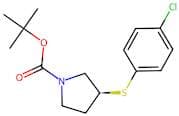 (S)-tert-Butyl 3-((4-chlorophenyl)thio)pyrrolidine-1-carboxylate