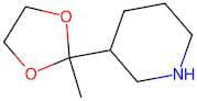 3-(2-Methyl-1,3-dioxolan-2-yl)piperidine