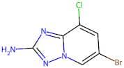 6-Bromo-8-chloro-[1,2,4]triazolo[1,5-a]pyridin-2-amine
