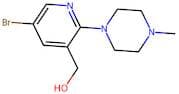 [5-bromo-2-(4-methylpiperazin-1-yl)pyridin-3-yl]methanol