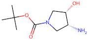 tert-Butyl (3R,4S)-3-amino-4-hydroxypyrrolidine-1-carboxylate