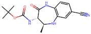 tert-Butyl ((3S,4S)-7-cyano-4-methyl-2-oxo-2,3,4,5-tetrahydro-1H-benzo[b][1,4]diazepin-3-yl)carbam…