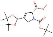 1-(tert-Butyl) 2-methyl (R)-4-(4,4,5,5-tetramethyl-1,3,2-dioxaborolan-2-yl)-2,5-dihydro-1H-pyrrole…