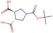 Rac-(3r,4r)-1-[(tert-butoxy)carbonyl]pyrrolidine-3,4-dicarboxylic acid