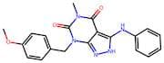 7-[(4-Methoxyphenyl)methyl]-5-methyl-3-(phenylamino)-2H-pyrazolo[3,4-d]pyrimidine-4,6(5H,7H)-dione