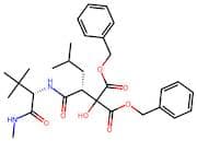 Dibenzyl 2-((R)-1-(((S)-3,3-dimethyl-1-(methylamino)-1-oxobutan-2-yl)amino)-4-methyl-1-oxopentan-2…