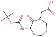 (S)-2-(3-((tert-butoxycarbonyl)amino)-2-oxoazepan-1-yl)acetic acid