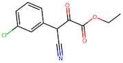 Ethyl 3-(3-chlorophenyl)-3-cyano-2-oxopropanoate