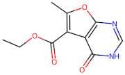 Ethyl 6-methyl-4-oxo-3H,4H-furo[2,3-d]pyrimidine-5-carboxylate