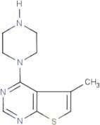 5-Methyl-4-piperazinothieno[2,3-d]pyrimidine