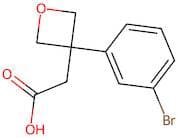 2-[3-(3-Bromophenyl)oxetan-3-yl]acetic acid