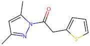 1-(3,5-Dimethyl-1h-pyrazol-1-yl)-2-(thiophen-2-yl)ethan-1-one