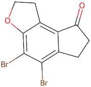 4,5-Dibromo-6,7-dihydro-1H-indeno[5,4-b]furan-8(2H)-one