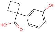 1-(3-Hydroxyphenyl)cyclobutane-1-carboxylic acid