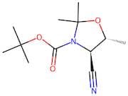 (4R,5R)-tert-Butyl 4-cyano-2,2,5-trimethyloxazolidine-3-carboxylate