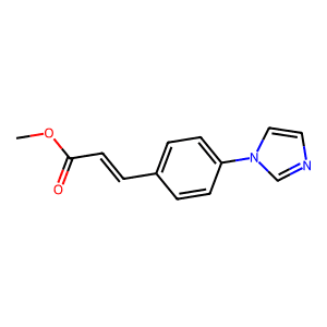 (E)-methyl 3-(4-((1H-imidazol-1-yl)methyl)phenyl)acrylate