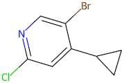 5-Bromo-2-chloro-4-cyclopropylpyridine