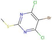 5-Bromo-4,6-dichloro-2-(methylthio)pyrimidine