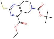 6-(Tert-butyl) 4-ethyl 2-(methylthio)-7,8-dihydropyrido[4,3-d]pyrimidine-4,6(5H)-dicarboxylate