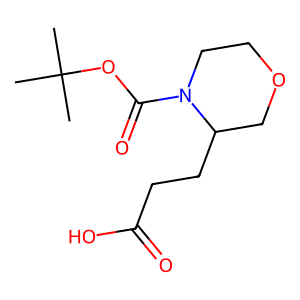3-{4-[(tert-butoxy)carbonyl]morpholin-3-yl}propanoic acid