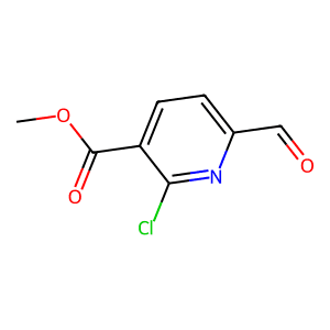 Methyl 2-chloro-6-formylnicotinate