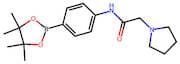 2-(Pyrrolidin-1-yl)-n-(4-(4,4,5,5-tetramethyl-1,3,2-dioxaborolan-2-yl)phenyl)acetamide