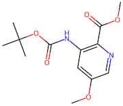 Methyl3-(tert-butoxycarbonylamino)-5-methoxy-pyridine-2-carboxylate