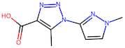 5-Methyl-1-(1-methyl-1h-pyrazol-3-yl)-1h-1,2,3-triazole-4-carboxylic acid