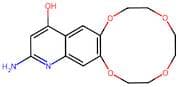 13-Amino-2,3,5,6,8,9-hexahydro-[1,4,7,10]tetraoxacyclododecino[2,3-g]quinolin-15-ol