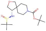 tert-Butyl (S)-4-(((R)-tert-butylsulfinyl)amino)-2-oxa-8-azaspiro[4.5]decane-8-carboxylate