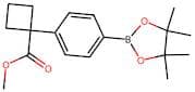 Methyl 1-(4-(4,4,5,5-tetramethyl-1,3,2-dioxaborolan-2-yl)phenyl)cyclobutane-1-carboxylate