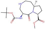 (5S,8S,10aR)-Methyl 5-((tert-butoxycarbonyl)amino)-6-oxodecahydropyrrolo[1,2-a][1,5]diazocine-8-ca…