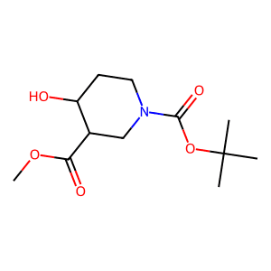 1-tert-Butyl 3-methyl 4-hydroxypiperidine-1,3-dicarboxylate