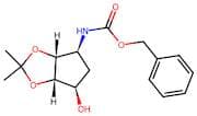 Benzyl((3aR,4S,6R,6aS)-6-hydroxy-2,2-dimethyltetrahydro-3aH-cyclopenta[d][1,3]dioxol-4-yl)carbamate