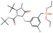 (2S,5S)-tert-butyl 5-(3-bromo-5-((diethoxyphosphoryl)methyl)benzyl)-2-(tert-butyl)-3-methyl-4-oxoi…