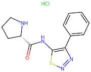 (S)-N-(4-phenyl-1,2,3-thiadiazol-5-yl)pyrrolidine-2-carboxamide hydrochloride