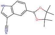 5-(4,4,5,5-Tetramethyl-1,3,2-dioxaborolan-2-yl)-1H-indole-3-carbonitrile