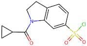 1-Cyclopropanecarbonyl-2,3-dihydro-1h-indole-6-sulfonyl chloride