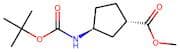 Methyl (1S,3S)-3-{[(tert-butoxy)carbonyl]amino}cyclopentane-1-carboxylate
